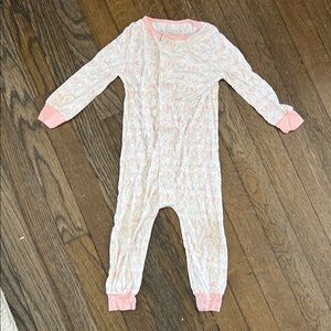 Magnetic Me Pink and White Kids Footie